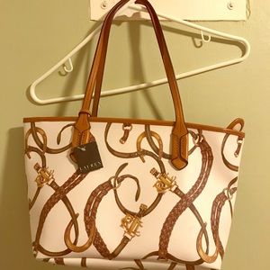 Ralph Lauren handbag-NEW Caldwell belting shopper